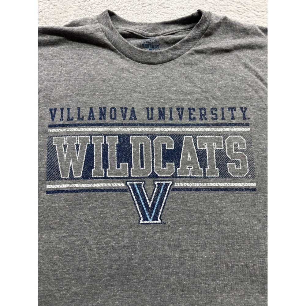 Rivalry Threads Villanova University Wildcats Mens T-Shirt Large Heather Grey